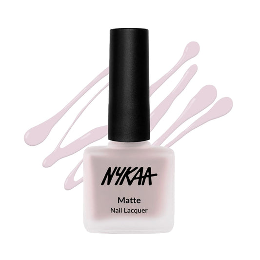 Nykaa Matte Nail Enamel - Pink Meringue (Shade No.28) (9 ml)