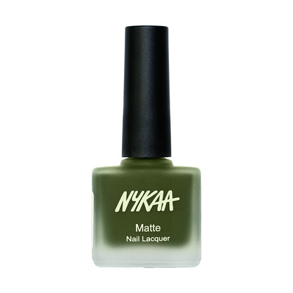 Nykaa Matte Nail Enamel - Emerald Isle (Shade No.118) (9 ml)