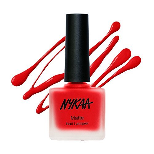 Nykaa Matte Nail Enamel - Raspberry Tart (Shade No.109) (9 ml)