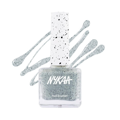 Nykaa Cookie Crumble Nail Enamel - Shade No 189 Mint Choco Chip (9ml)