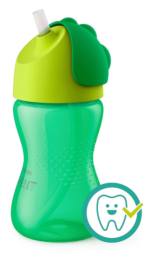 Philips Avent Straw Cup, 10oz (Green, Plastic)