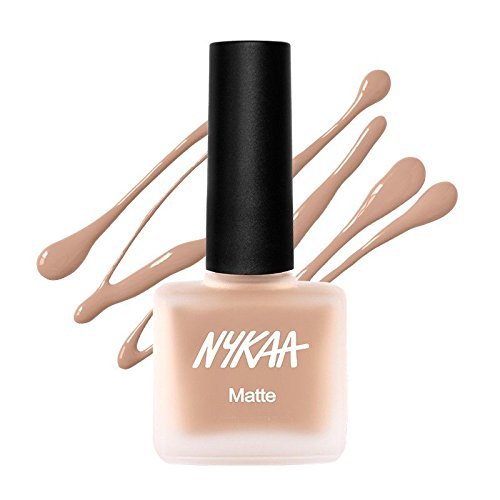 Nykaa Nude Matte Nail Enamel - Milk Chocolate 157 (9ml)