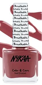 Nykaa Breathable Nail Enamel - Let It Go,pink nude,9 ml (Pack of 1)