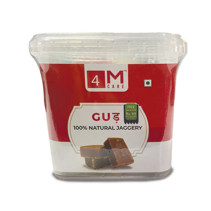 4MCARE Gud 100% Natural Jaggery 800g No Chemical