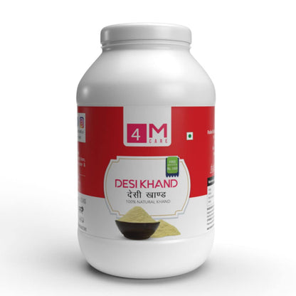 4MCARE Desi Khand 100% Natural Khand 2.5Kg No Chemical