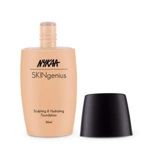 Nykaa SKINgenius Sculpting & Hydrating Foundation - Pure Ivory 01 (30ml)