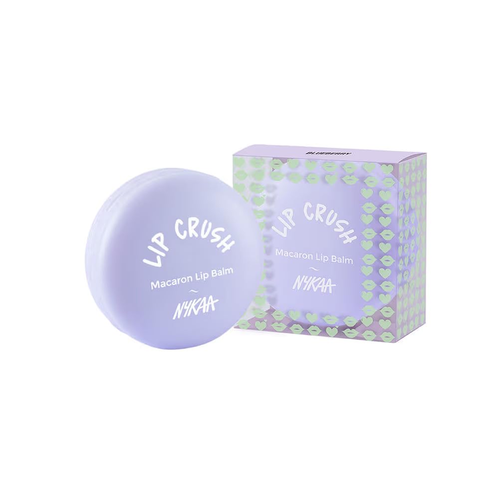 Nykaa Lip Crush Macaron Lip Balm-Blueberry