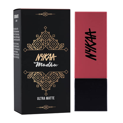 Nykaa Ultra Matte Lipstick, Matte Finish - Madhu