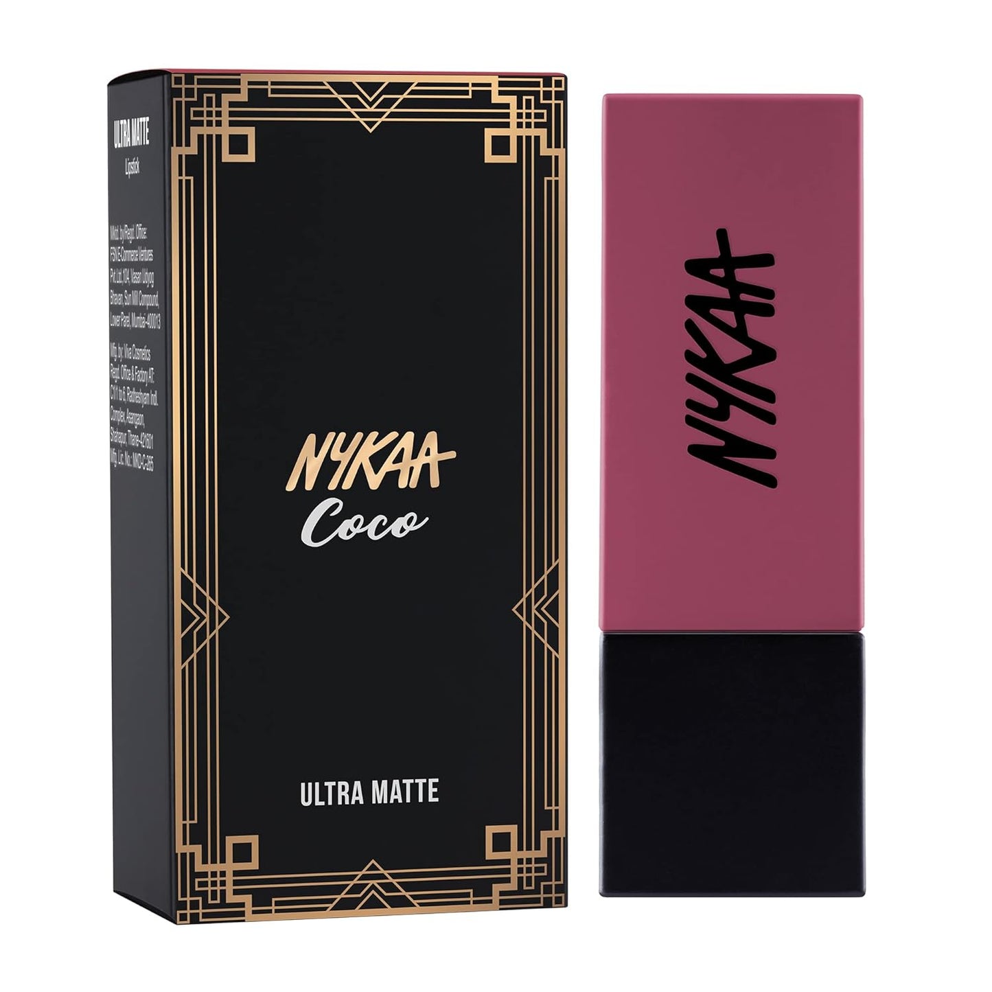 Nykaa Ultra Matte Lipstick, Matte Finish - Coco