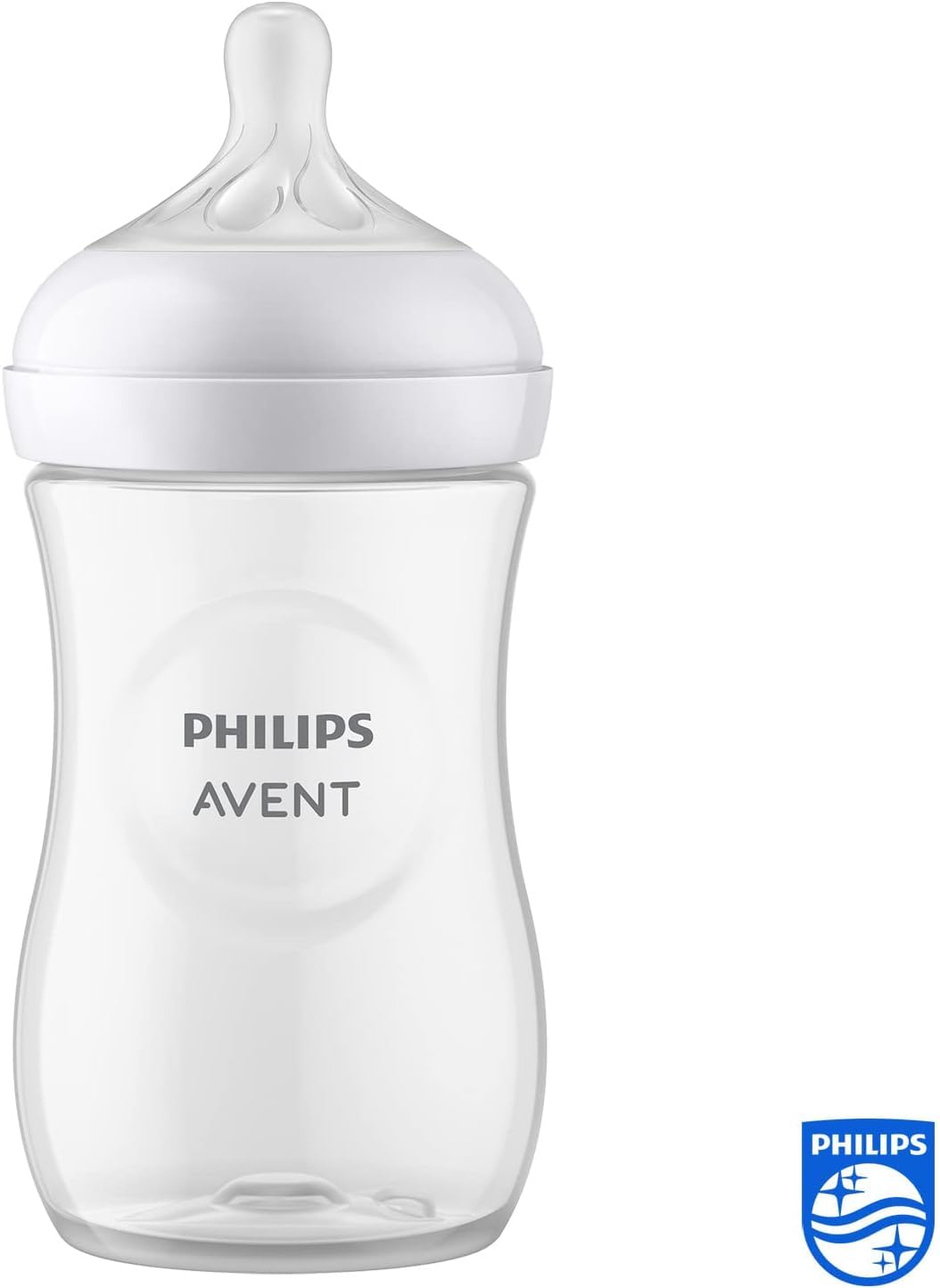 Philips Avent Natural Response Baby Bottle- 260ml Baby Milk Bottle for Newborns and Up, BPA Free, 1+ Months (Model SCY903/01)