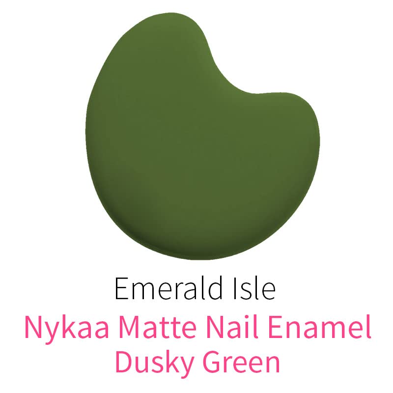 Nykaa Matte Nail Enamel - Emerald Isle (Shade No.118) (9 ml)