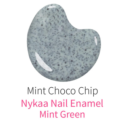 Nykaa Cookie Crumble Nail Enamel - Shade No 189 Mint Choco Chip (9ml)