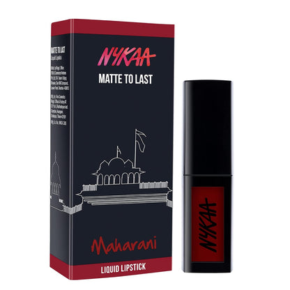 Nykaa Matte To Last ! Liquid Lipstick - Maharani 02 (5ml)