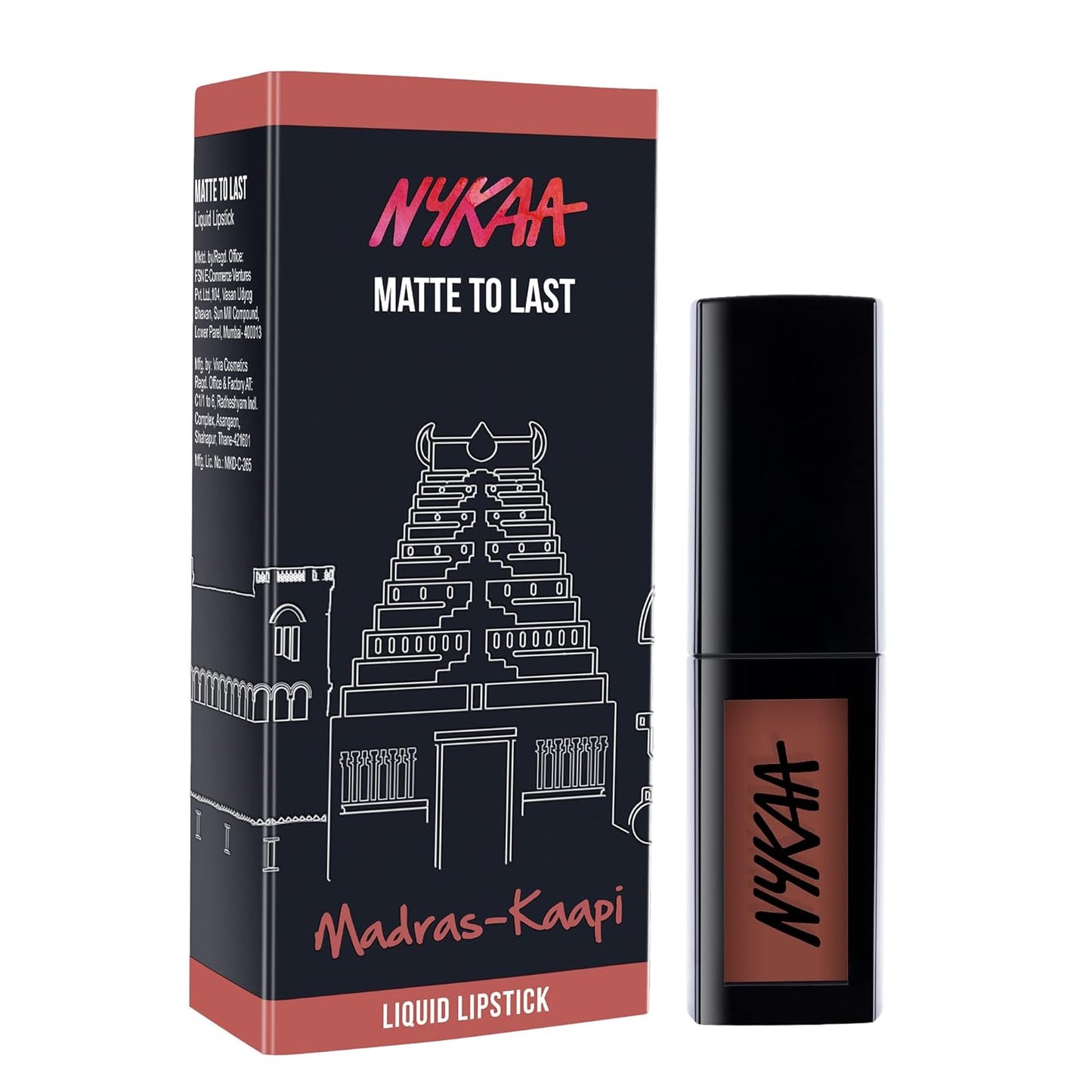 Nykaa Matte to Last Lipstick, Brown (Matte)