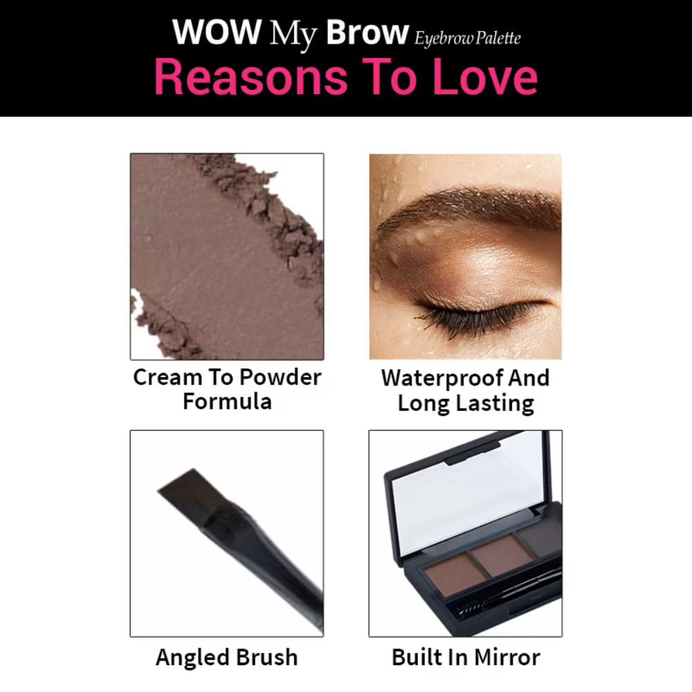 Nykaa Wow My Brow Eyebrow Palette - Chamber Of Secrets