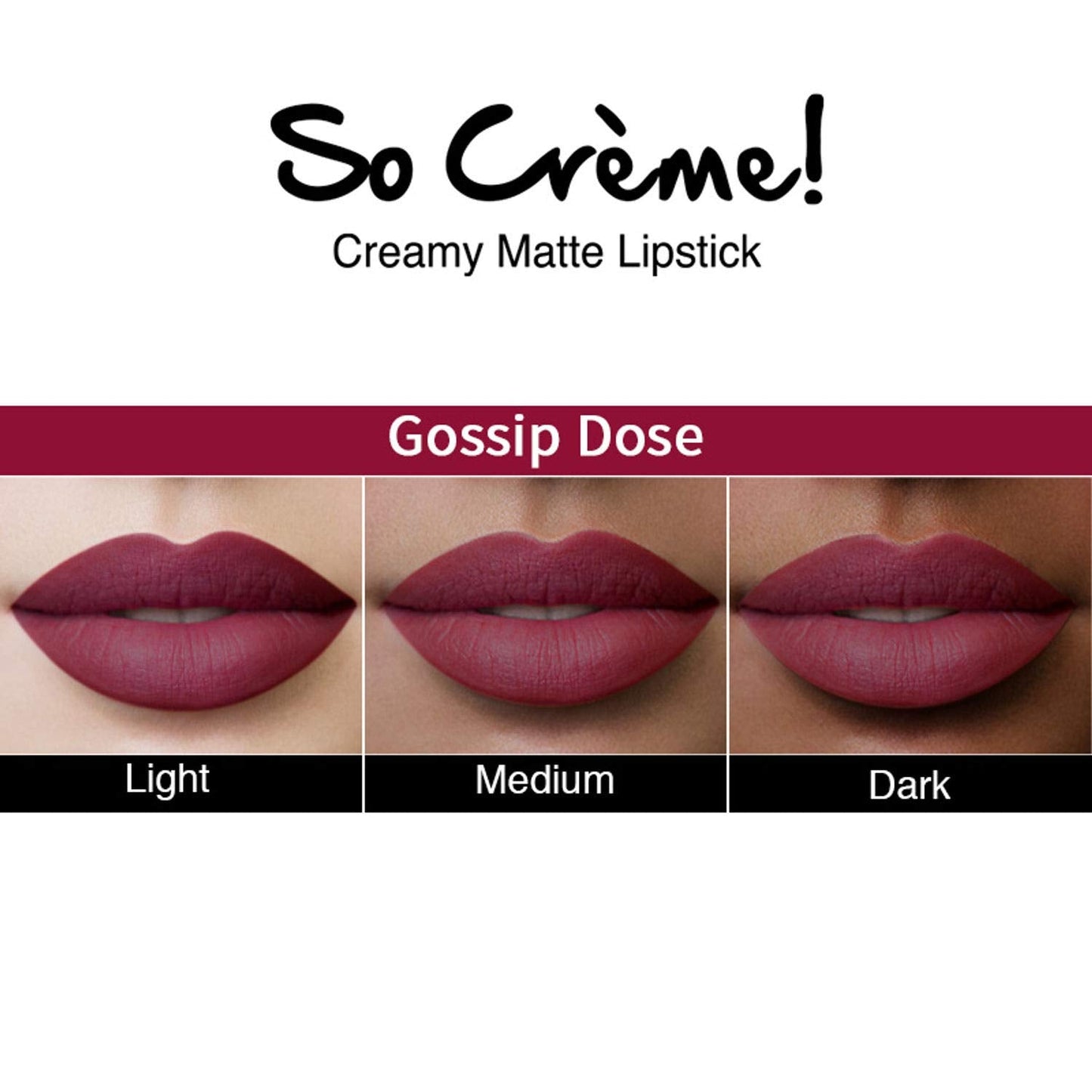 Nykaa So Creme! Creamy Matte Lipstick - Gossip Dose