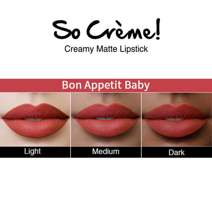 Nykaa So Creme! Creamy Matte Lipstick - Bon Appetit Baby