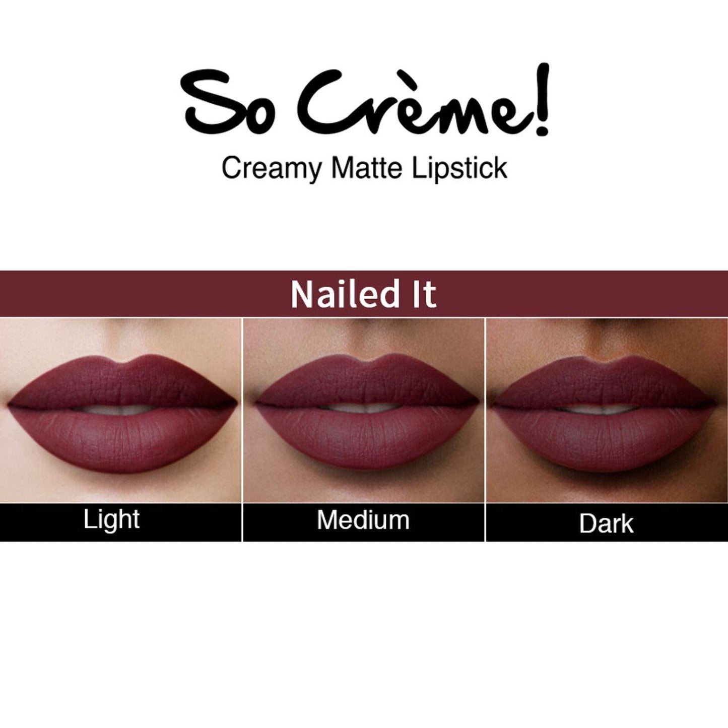 Nykaa So Creme! Creamy Matte Lipstick - Nailed It