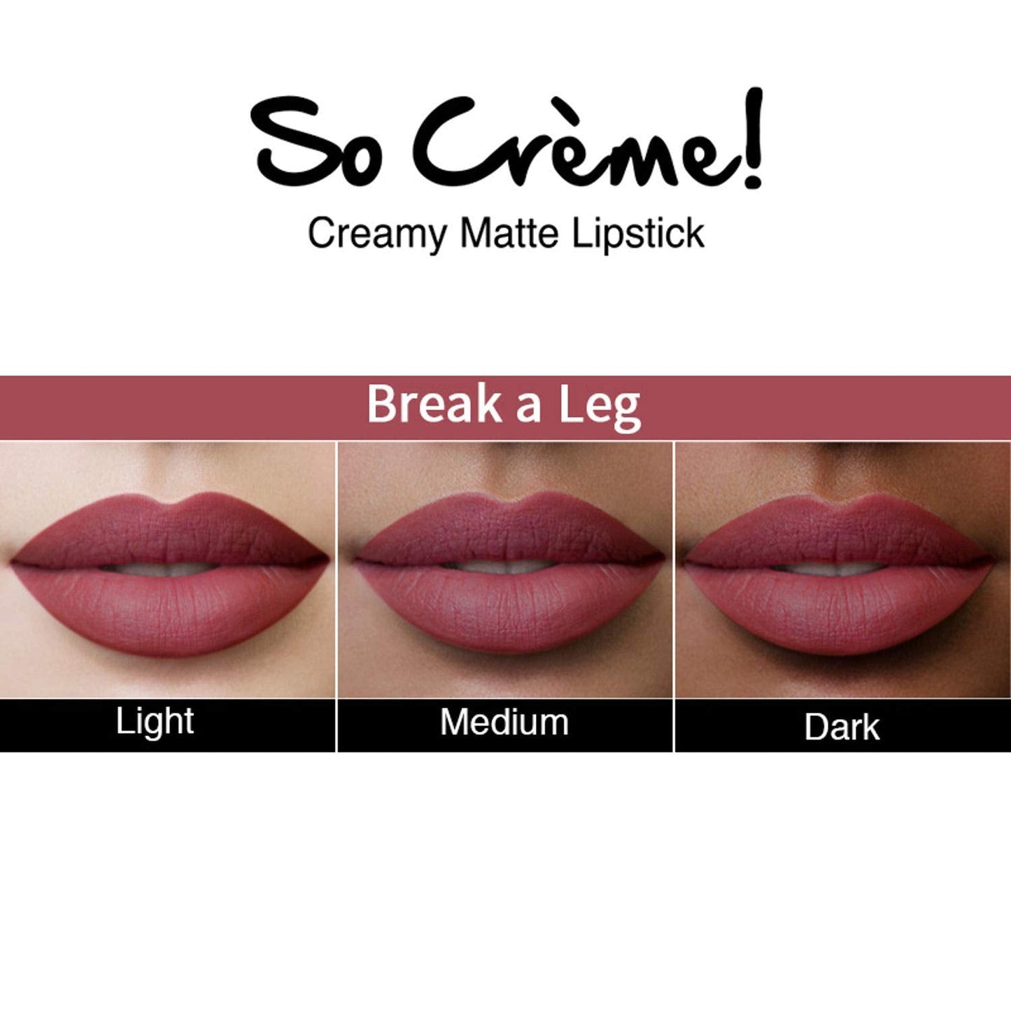 Nykaa So Creme! Creamy Matte Lipstick - Break a Leg