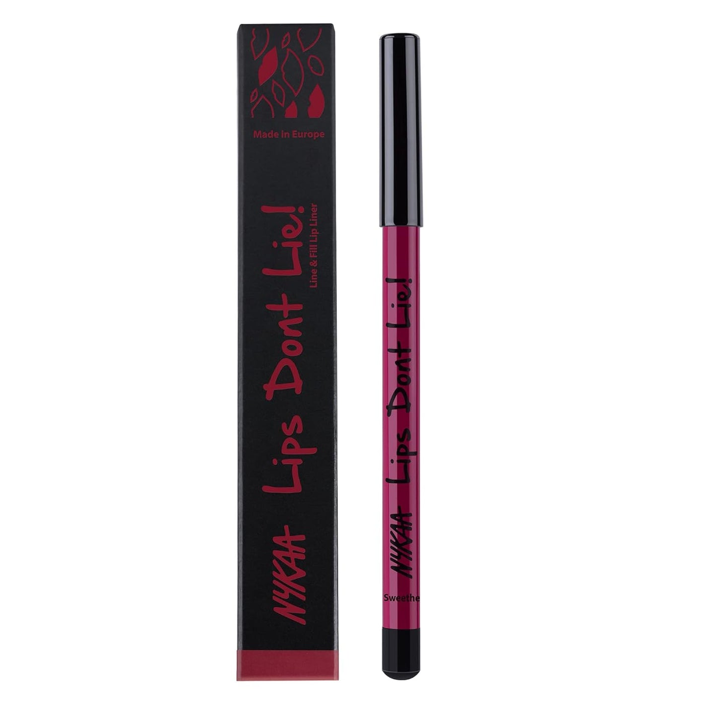 Nykaa Lips Don't Lie Line and Fill Lip Liner, Crème Finish - Sweetheart Pink 06