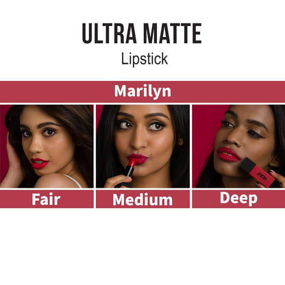 Nykaa Ultra Matte Lipstick, Matte Finish - Marilyn-10