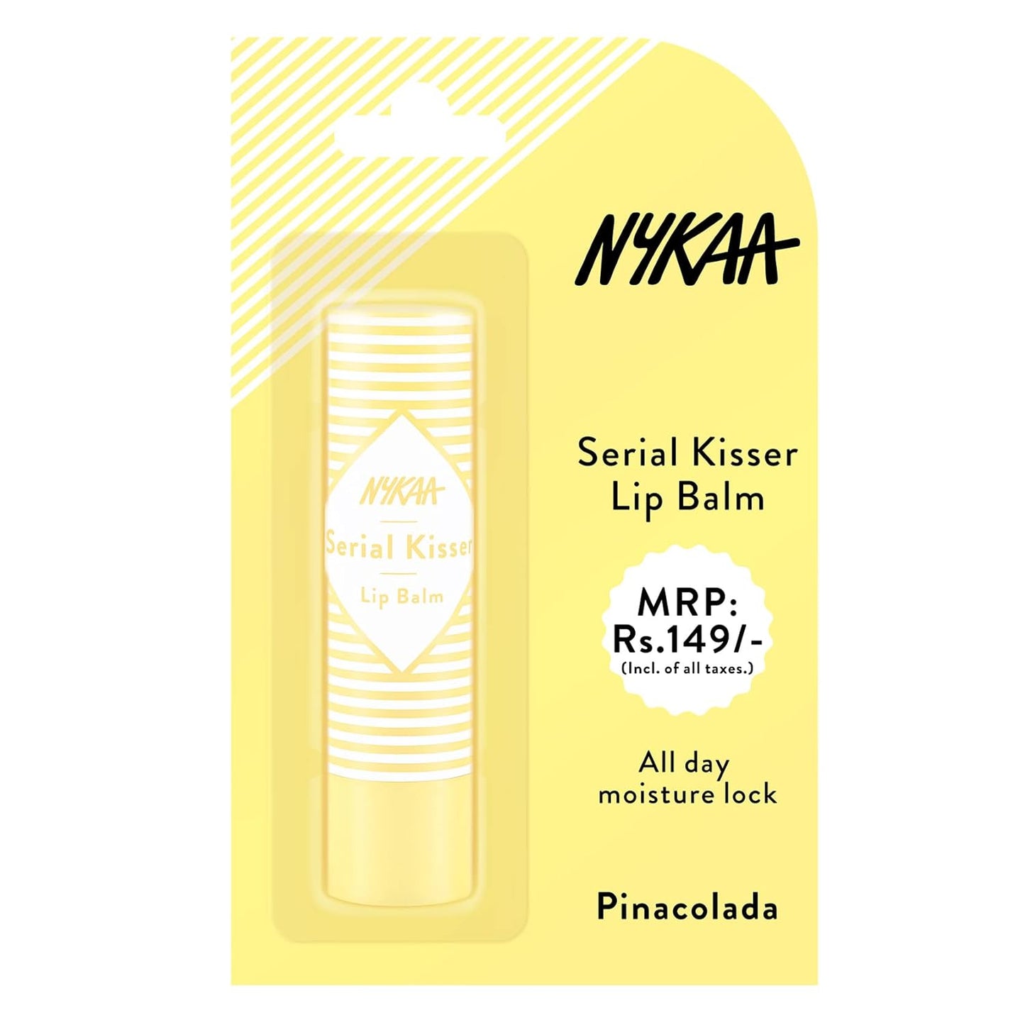 Nykaa Serial Kisser Lip Balm, Pinacolada