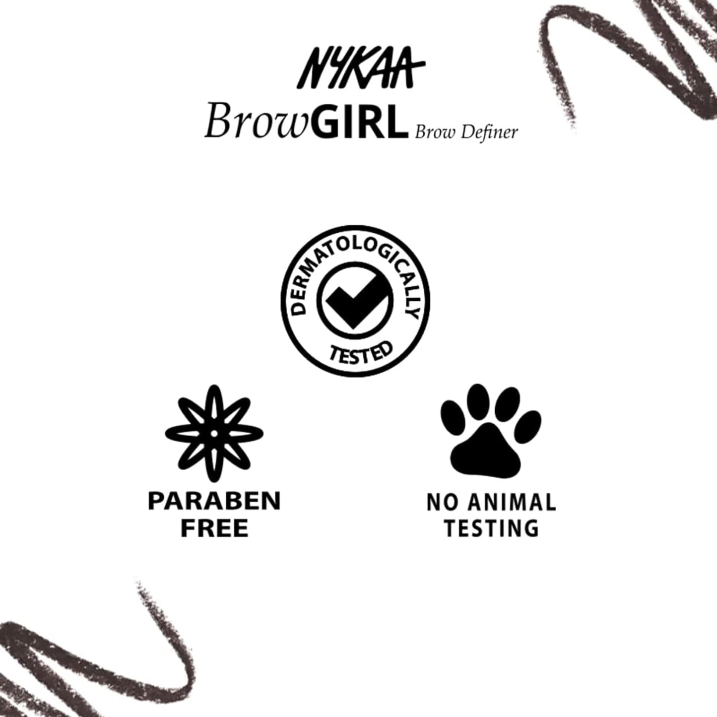 Nykaa! BrowGIRL Brow Definer- Bewitched Chestnut 01