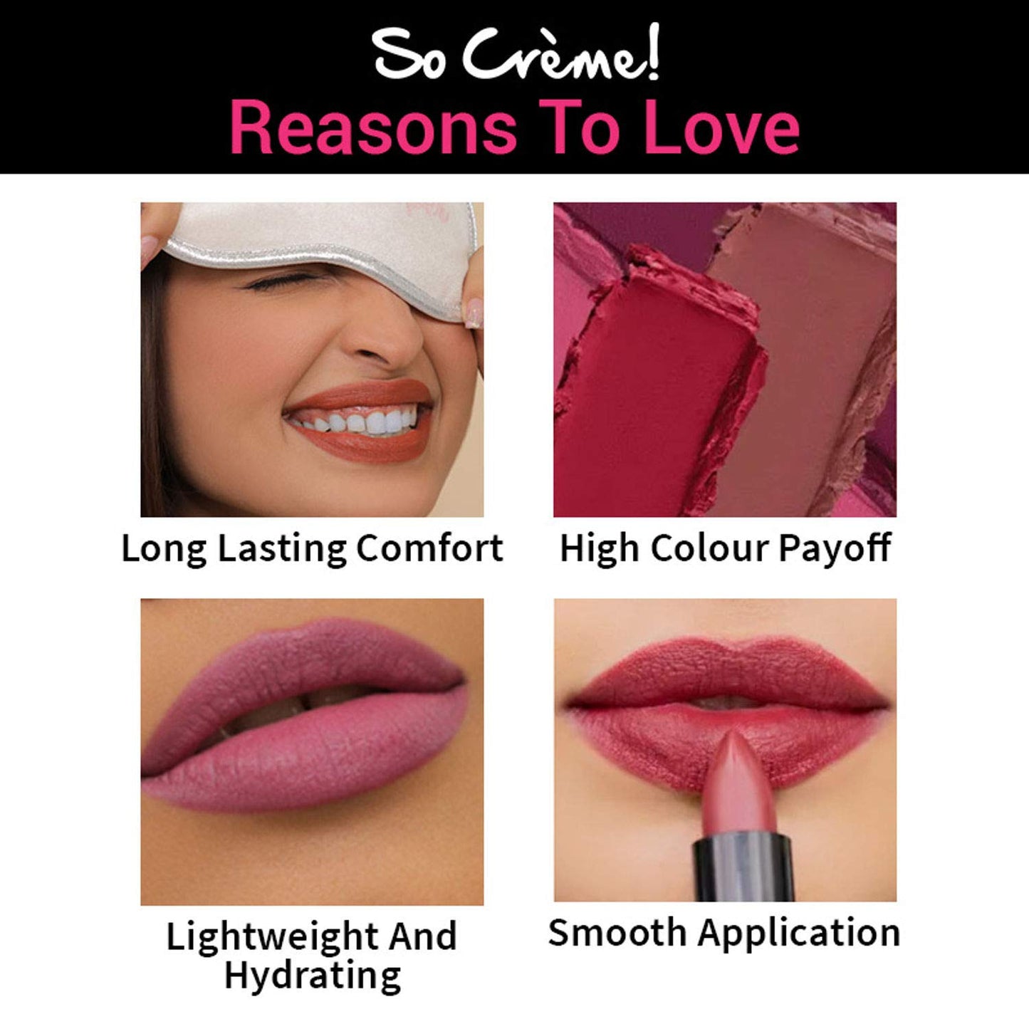 Nykaa So Creme! Creamy Matte Lipstick - Gossip Dose