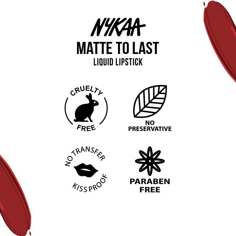 Nykaa Matte To Last ! Liquid Lipstick - Maharani 02 (5ml)