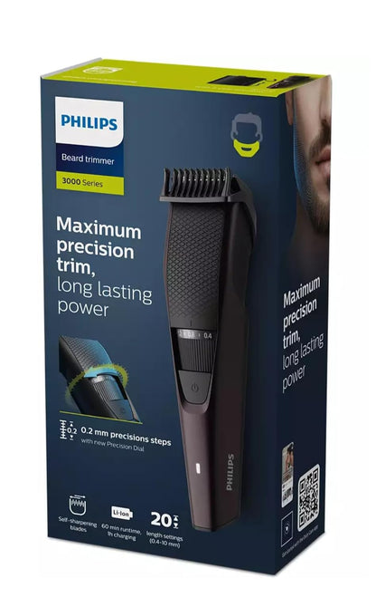 PHILIPS Men Bt 3415/15 3000 Series Beard Trimmer, Battery Powered